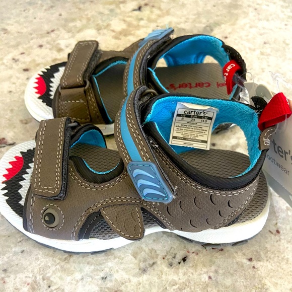 Carter's Other - New! Carter’s Shark Light Up Sandals